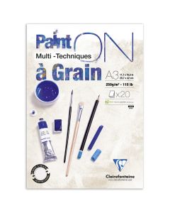 Clairefontaine Paint-ON A3 Block - genarbt
