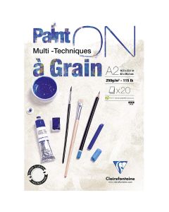 Clairefontaine Paint-ON A2 Block - genarbt