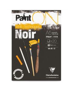 Clairefontaine Paint-ON A5 Block - Schwarz