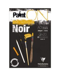 Clairefontaine Paint-ON A3 Block - Schwarz