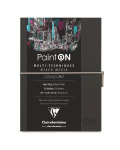 Clairefontaine Paint-ON Reisetagebuch - Schwarz - Mischtechnik