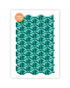 3D Escher Mustervorlage - A3 Format - 3 Ebenen
