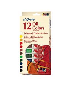 Kreul EL GRECO Ölfarbenset - 12 Farben à 12 ml