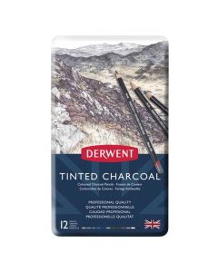 Derwent Tinted Charcoal 12 Bleistiftdose