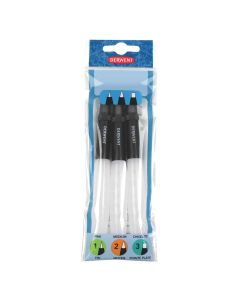 Derwent Aqua Brushes - 3-teiliges Set