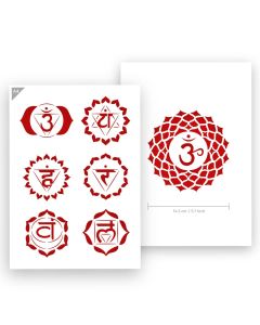 QBIX Chakra Vorlage - A4 Größe
