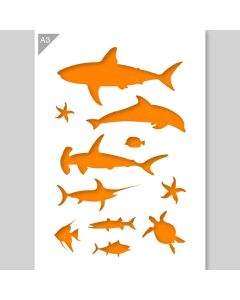 QBIX Fischschablone - A3-Format
