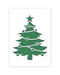 Weihnachtsbaum-Vorlage in 3 Größen