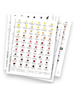 Daniel Smith Aquarell-Testkarten - 266 Farben