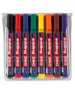 Edding 360 Whiteboard Marker Satz mit 8 Farben
