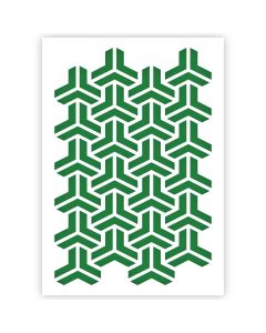 Escher-Muster-Vorlage in 3 Größen
