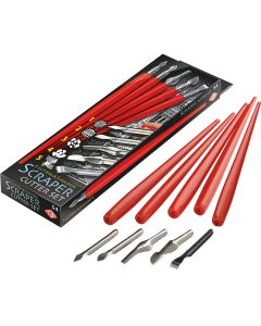 Essdee Scraperboard Messerset