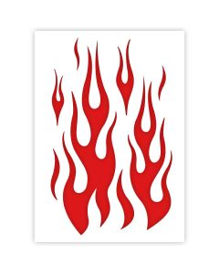 Flammenschablone in 3 Größen