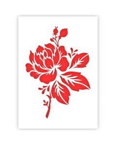 Blumenschablone in 3 Größen