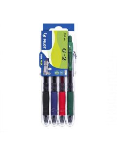 Pilot G-2 07 Set2Go Rollerball-Set mit 4 Farben