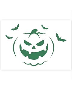 Halloween-Kürbisschablonen in 3 Größen