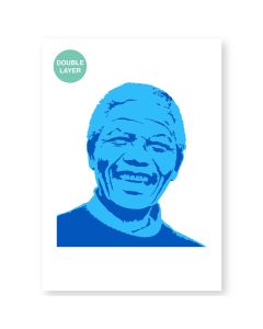 QBIX Nelson Mandela Schablone - A3 Größe - 2 Schichten