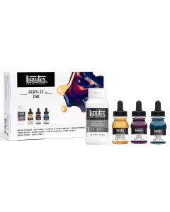 Liquitex Pro Acrylic Ink & Pouring Medium Satz mit 3 tiefen Farben
