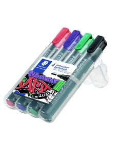Staedtler Lumocolor ART 352 - Permanenter Stiftsatz von 4