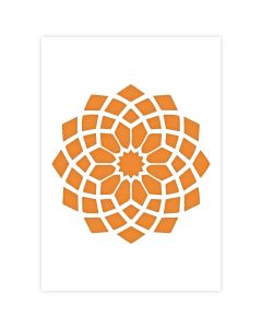 QBIX A3 Mandala Schablone