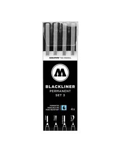 Molotow Blackliner 4x marker set 3