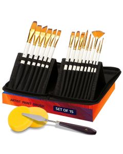 QBIX Pinsel Set mit 15 Pinseln