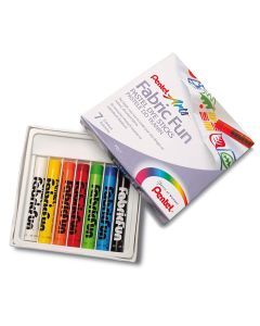 Pentel Textile Kreide Set von 7 Farben