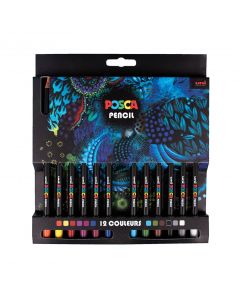 Posca Pastels set mit 12 Stiften