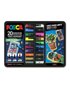 Posca Pop Colours Set - 20 Stück