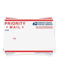 Priority Mail Aufkleber 25st - A6 Formaat