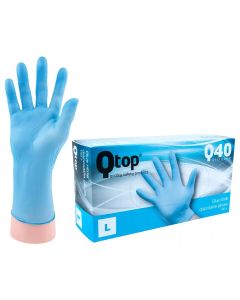 Qtop Q40 Blaue Nitrilhandschuhe 100x