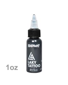 Radiant Colors Tätowierungstinte Laky Smokey Black - 30ml