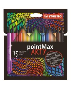 STABILO PointMax Filzstifte Set mit 15 Farben