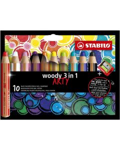 STABILO Woody Buntstifte Set mit 10 Farben