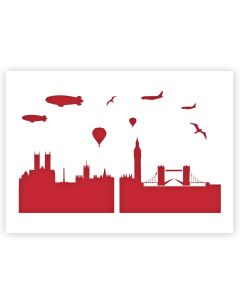A3 London City Skyline Vorlage