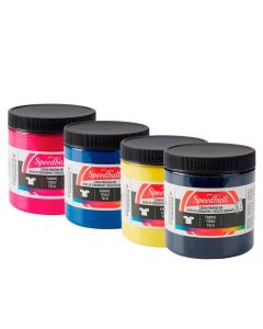 Speedball Acryl-Siebdruckfarbe Satz mit 4 Grundfarben