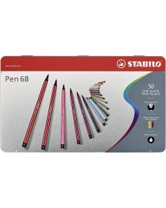 STABILO Pen 68 Filzstifte im 50er-Set