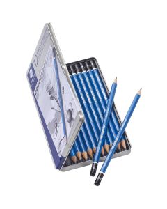 Staedtler Mars Lumograph 100 Set mit 12 Stiften (6B-4H)