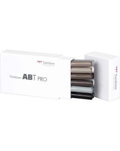 Tombow ABT PRO Marker-Set mit 12 grauen Farben