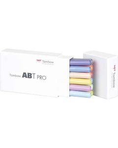 Tombow ABT PRO Marker-Set mit 12 Pastellfarben