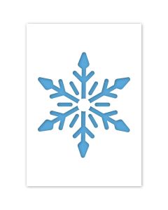 Schneeflockenschablone in 3 Größen