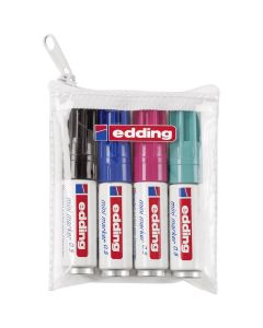 Edding 0,5 Mini Permanent Marker Set von 4 Farben