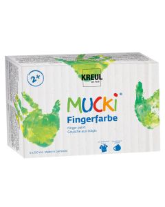 MUCKI Fingerfarbe - 6x 150 ml Set