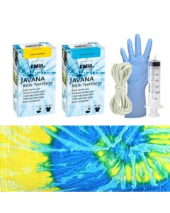 Javana Batik Textile Tie Dye – Set mit 2 Farben