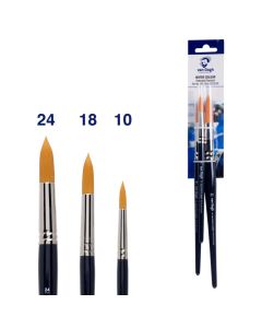 Van Gogh Aquarellpinsel 3er Set - Serie 191 - Nr. 10,18,24