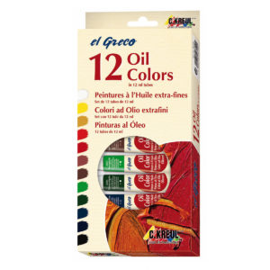 Kreul EL GRECO Ölfarbenset - 12 Farben à 12 ml