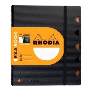 Rhodia ExaBook - A5 + Schwarz kariert