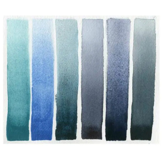 Daniel Smith Watercolor Half-Pans waterverf set Blues