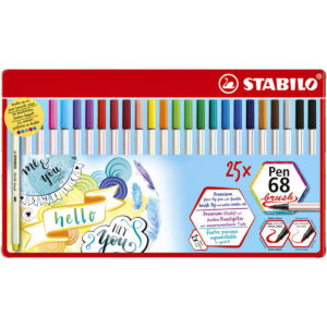 STABILO Pen 68 Bürstenset mit 25 Stück