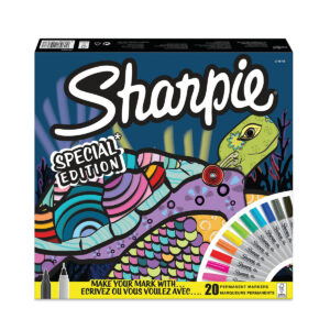 Sharpie Special Edition Tortoise Feinpunktset - 14 Marker + 6 Fineliner